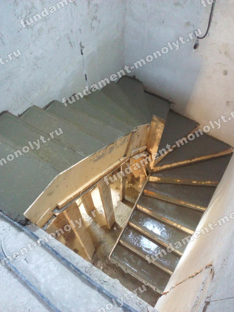 Монолитные лестницы от компании Фундамент-монолит
